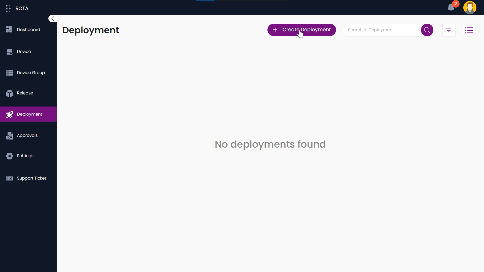 Create Deployment