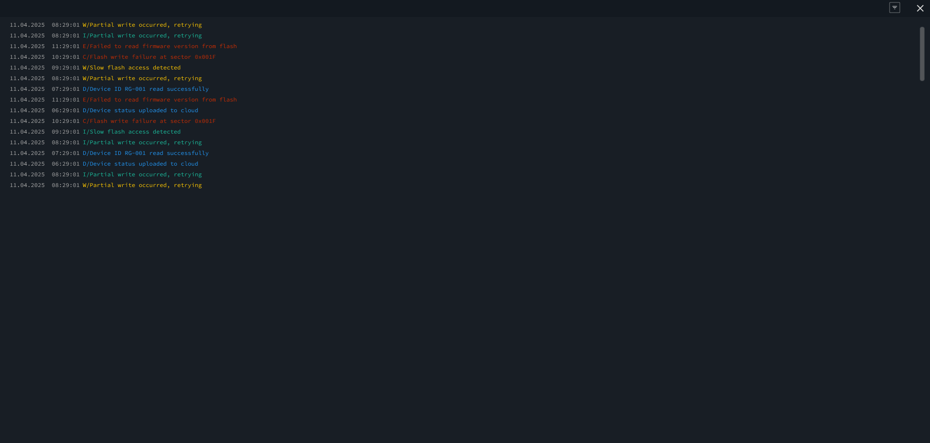 Device Event History